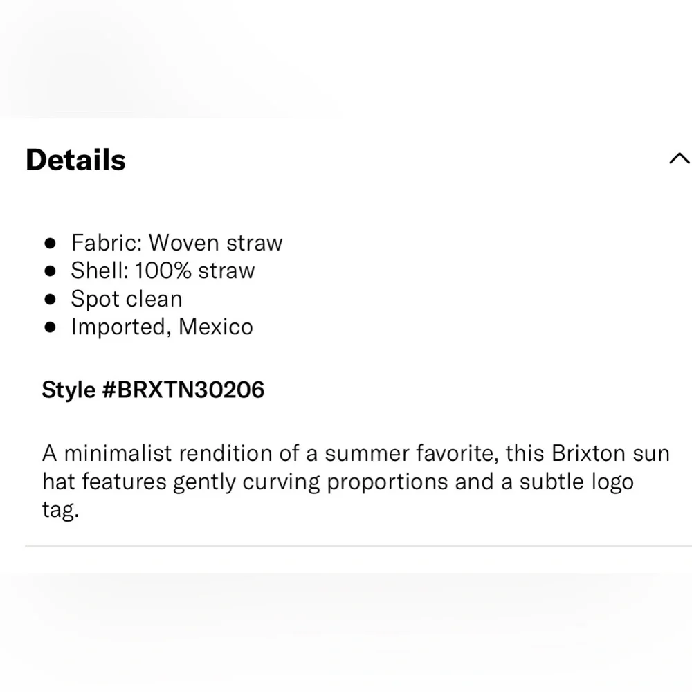 Brixton woven straw sun hat - Picture 3 of 9